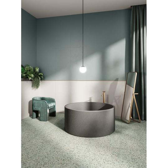 halvany zold turkiz kezzel festett hatasu padlolap rusztikus vintage oliva zold terasz videki burkolat fagyallo furdoszoba jarolap csempe.jpg